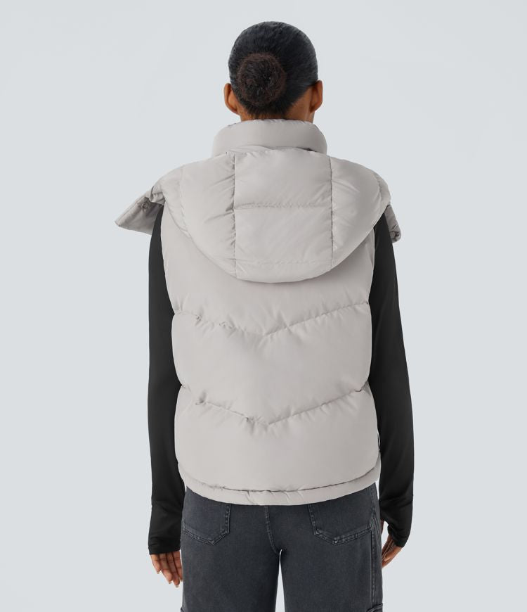 Cropped Puffer Vest | Insulated & Stylish | Perfect for Layering