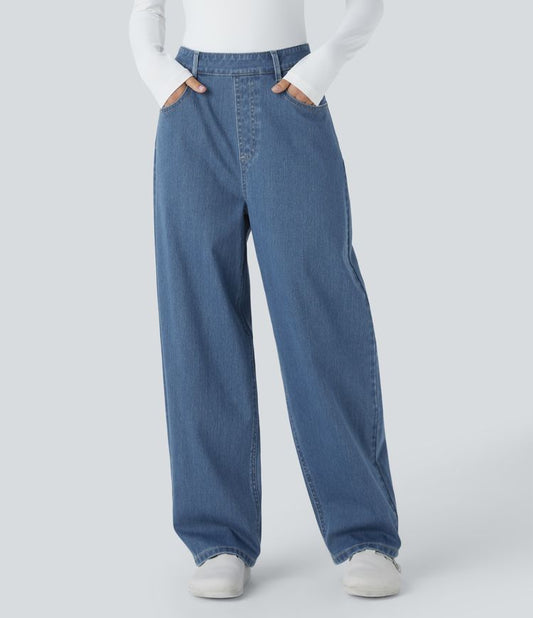 High-Waisted Baggy Jeans | Relaxed Fit | Casual and Stylish