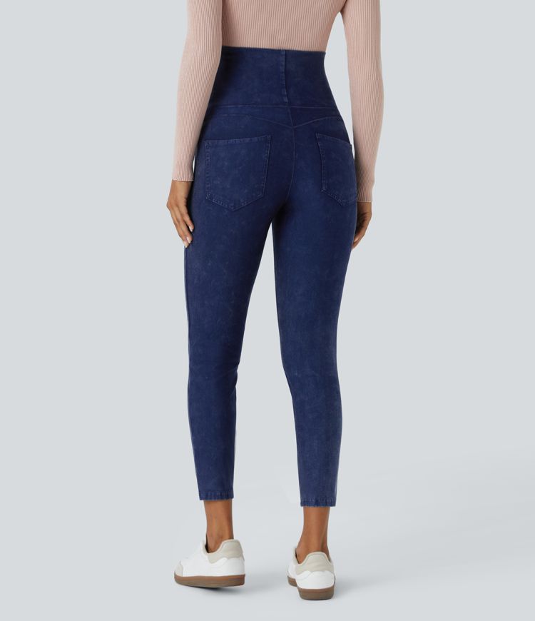 Maternity Jeggings | Over-Bump Support | Stretch Denim Look | Comfortable Fit