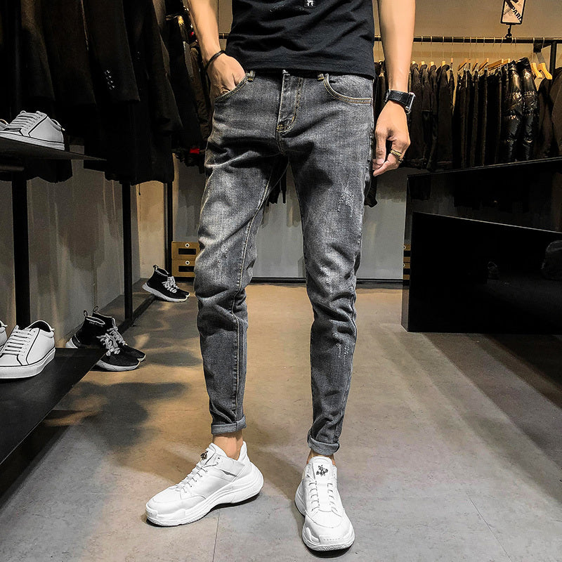 Skinny Fit Jeans | Washed Denim | Sleek and Modern