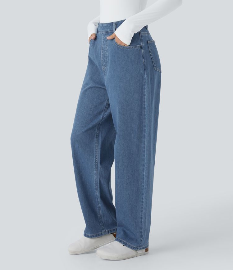 High-Waisted Baggy Jeans | Relaxed Fit | Casual and Stylish