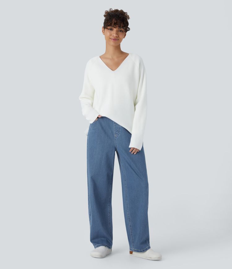 High-Waisted Baggy Jeans | Relaxed Fit | Casual and Stylish