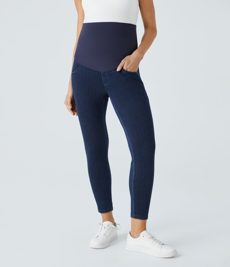 Maternity Skinny Jeans | Over-the-Bump Stretch | Supportive and Stylish