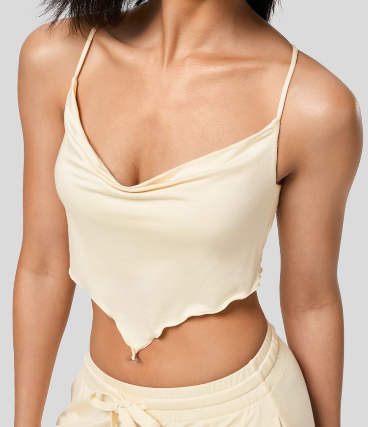 Draped Crop Top | Chic | Elegant and Effortless