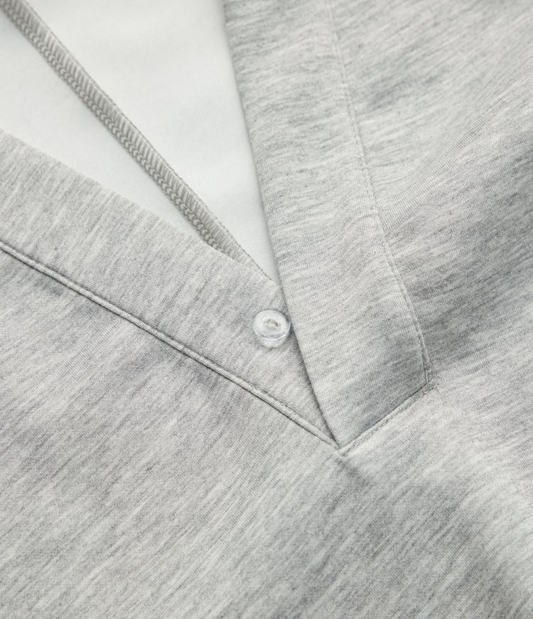 Collared Half-Zip Pullover | Cotton-Blend | Relaxed and Polished