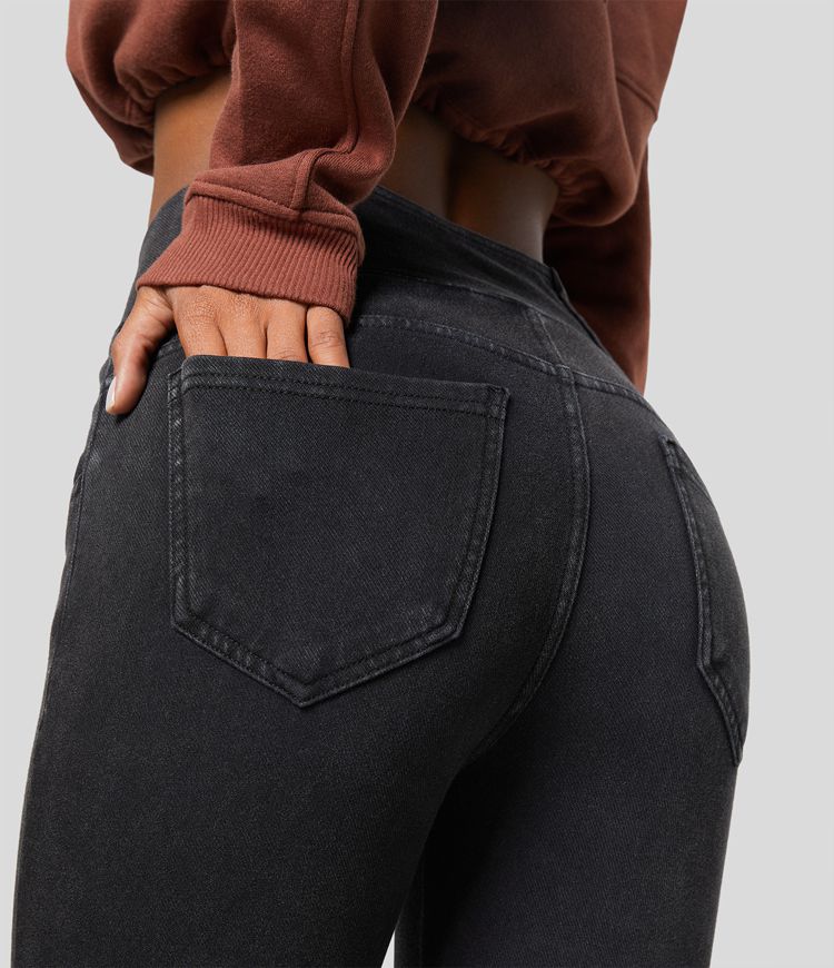 High-Waisted Black Skinny Jeans | Stretch Denim | Sleek Everyday Fit