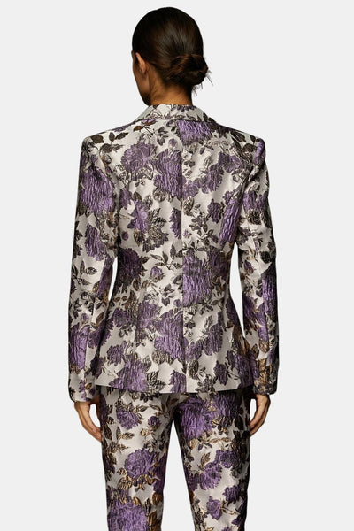 Alaina – Elegant Jacquard Tailored Blazer