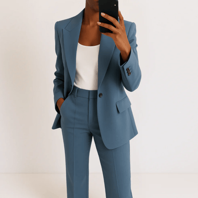 Alessandra – Long Sleeve Two-Piece Suit