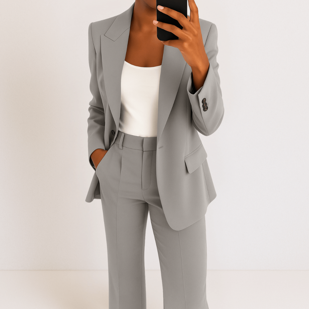 Alessandra – Long Sleeve Two-Piece Suit