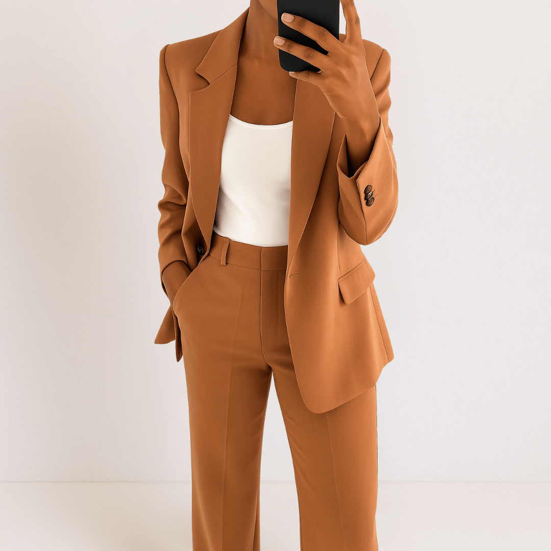 Alessandra – Long Sleeve Two-Piece Suit