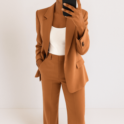 Alessandra – Long Sleeve Two-Piece Suit