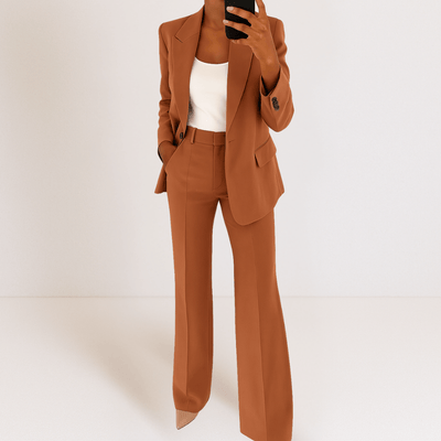 Alessandra – Long Sleeve Two-Piece Suit