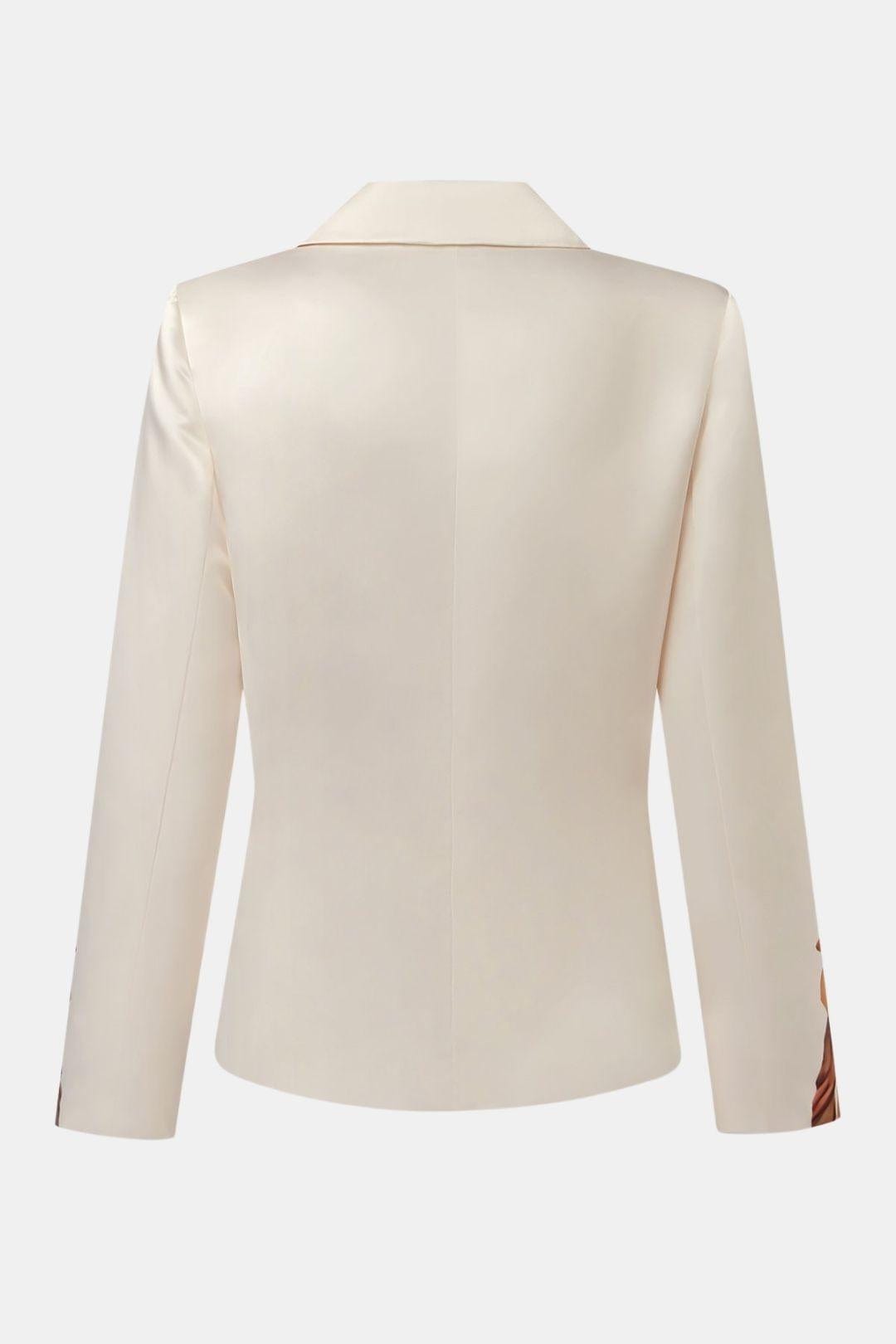 Alfreda – Luxury Satin Floral Statement Blazer