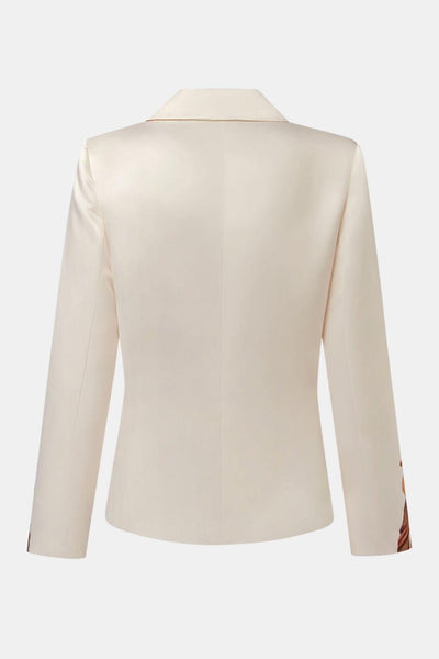 Alfreda – Luxury Satin Floral Statement Blazer