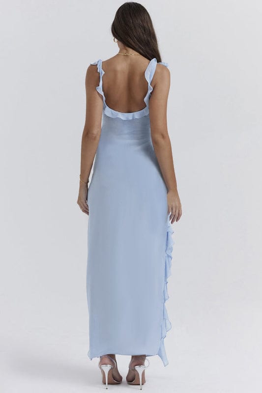 Aliki – One-Shoulder Ruffle Maxi Dress