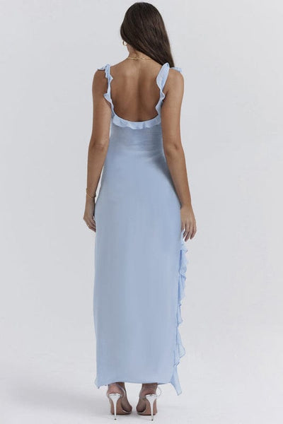 Aliki – One-Shoulder Ruffle Maxi Dress