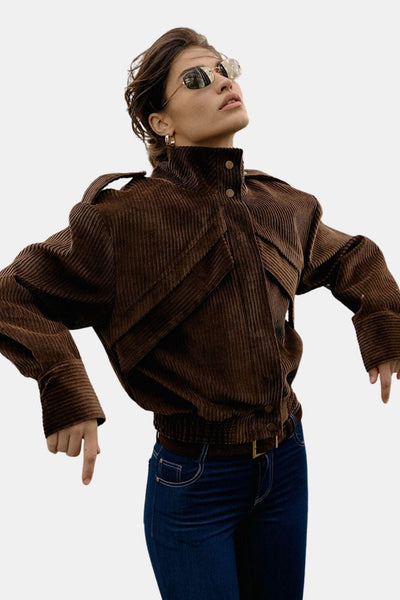 Aloha – Biker-Style Corduroy Jacket