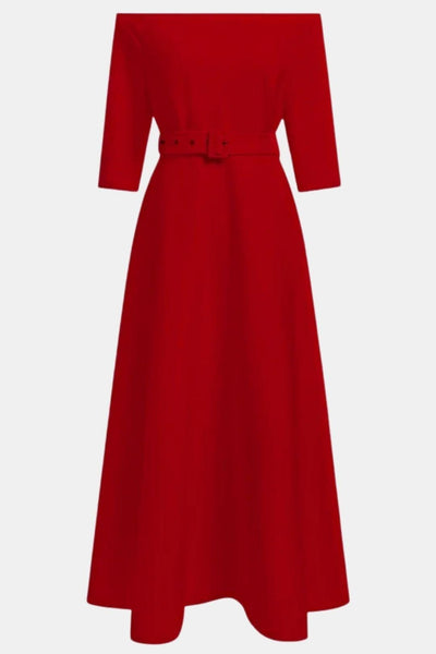 Amabel – Off-Shoulder Half Sleeve A-Line Maxi Dress