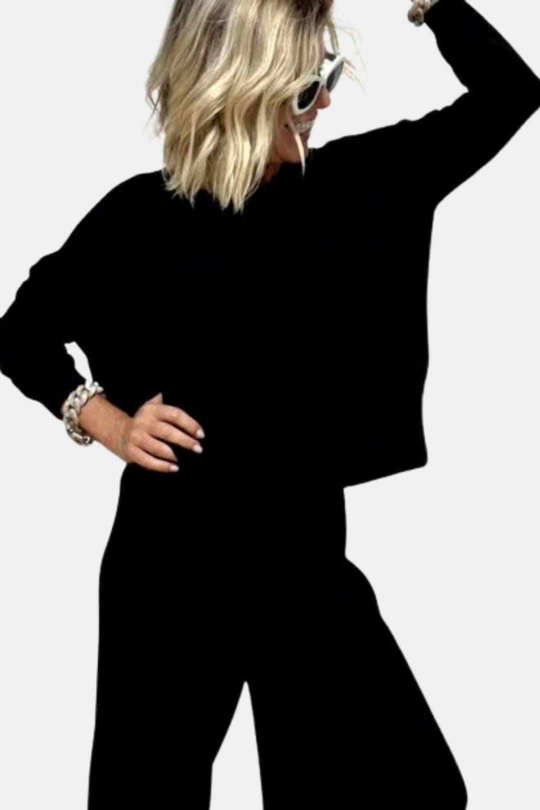 Amarise – Casual Knitted Pullover Sweater