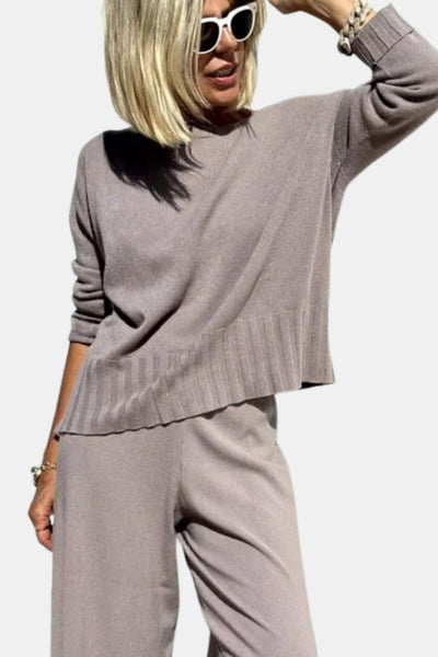 Amarise – Casual Knitted Pullover Sweater