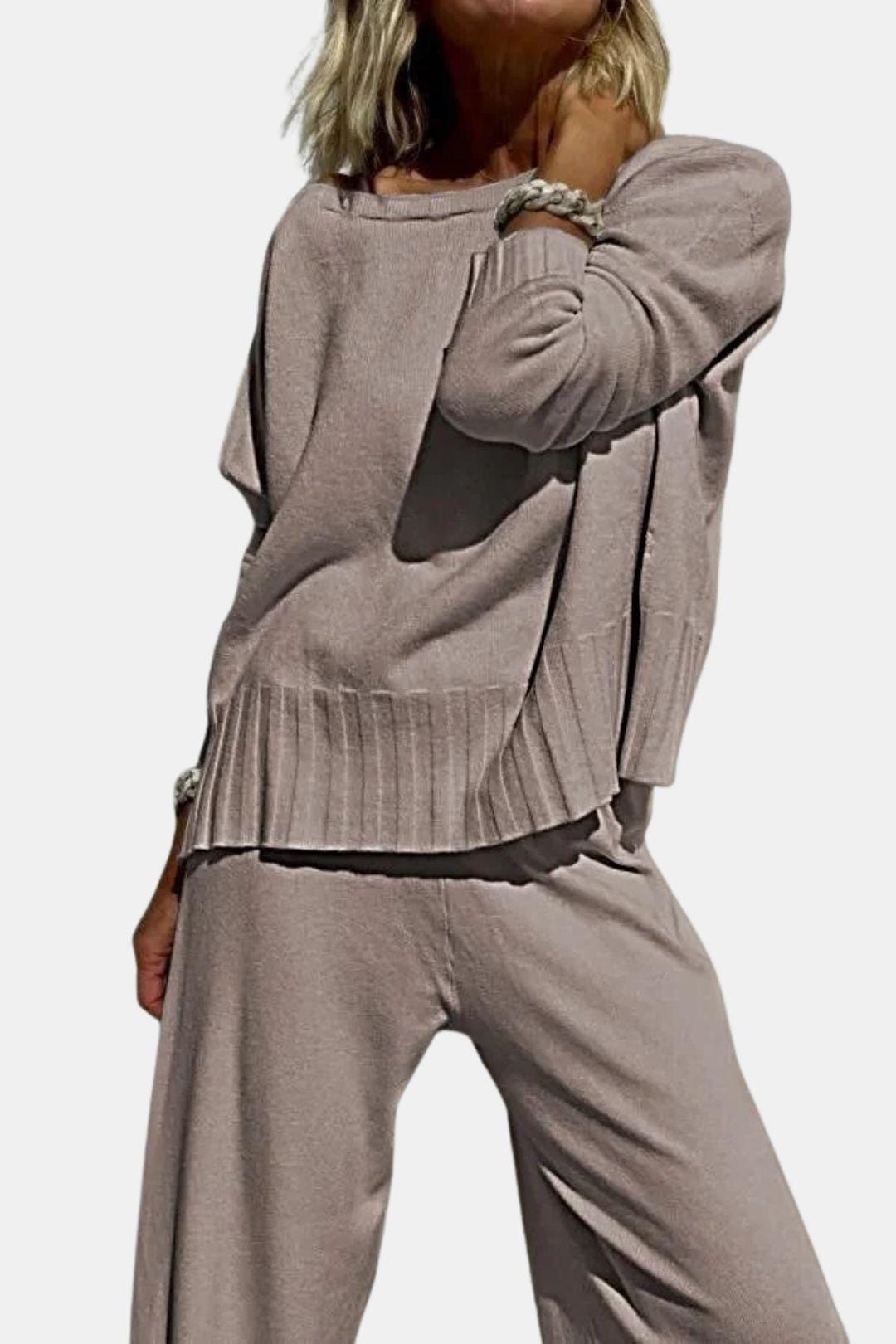 Amarise – Casual Knitted Pullover Sweater