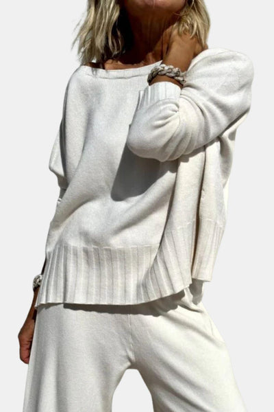 Amarise – Casual Knitted Pullover Sweater