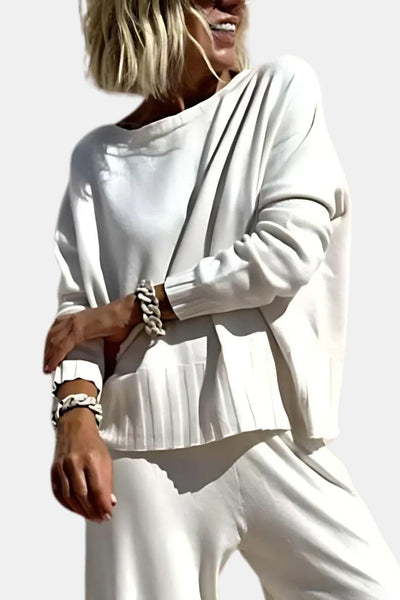 Amarise – Casual Knitted Pullover Sweater