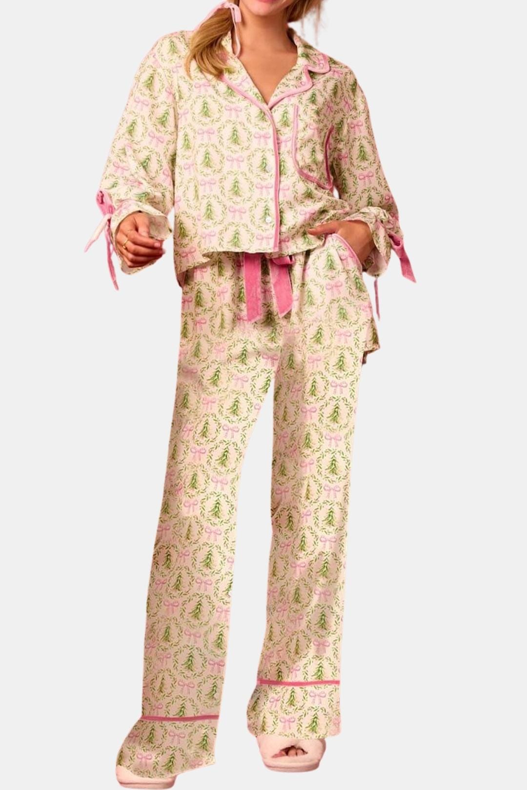 Andrea – Festive Christmas Printed Homewear Set