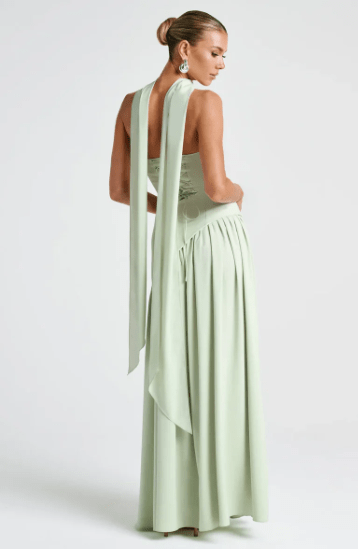 Annabel – Strapless Slit Maxi Dress