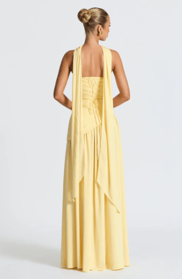 Annabel – Strapless Slit Maxi Dress