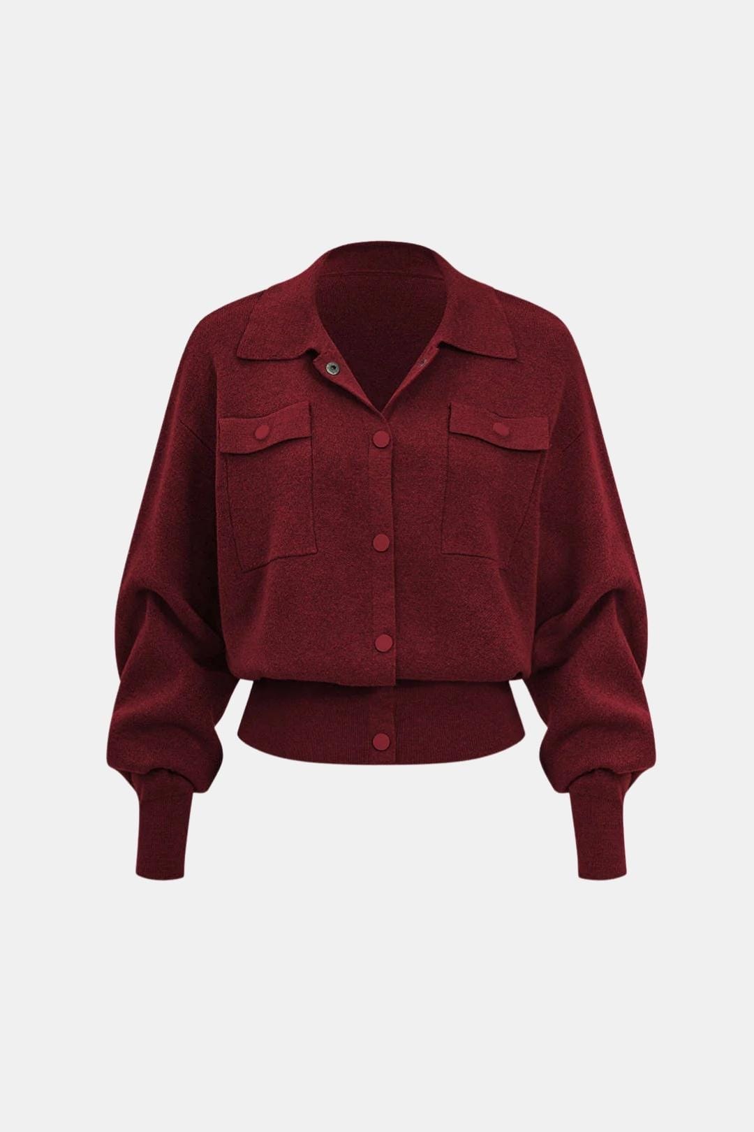 Annie – Solid Knit Pocket Cardigan