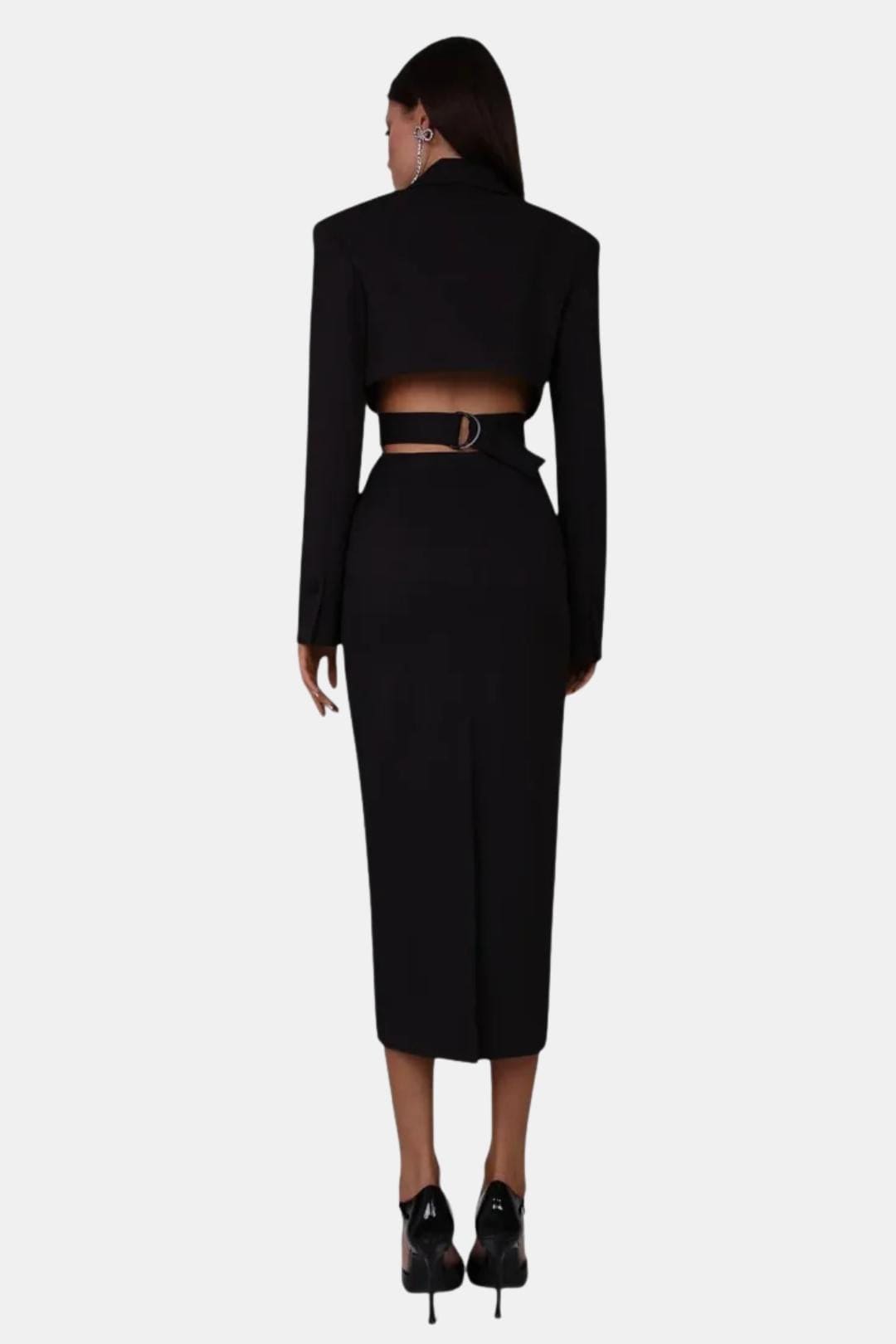 Ardella – Cut-Out Blazer Midi Dress