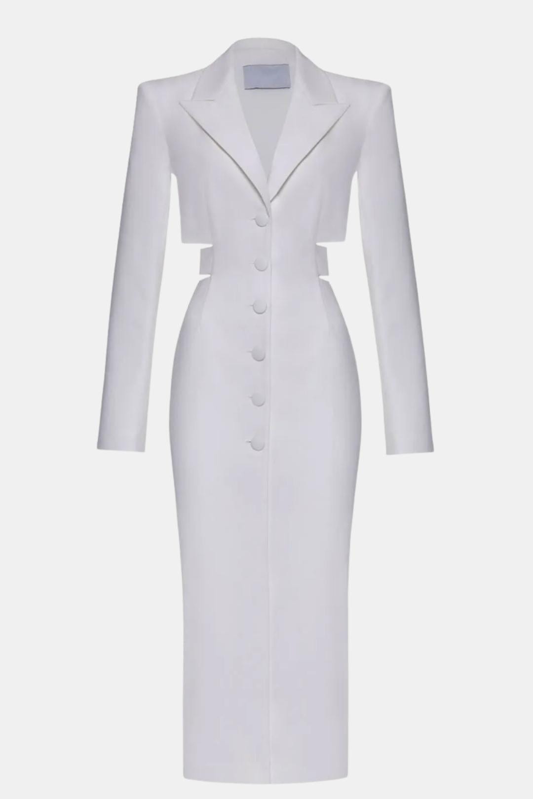 Ardella – Cut-Out Blazer Midi Dress