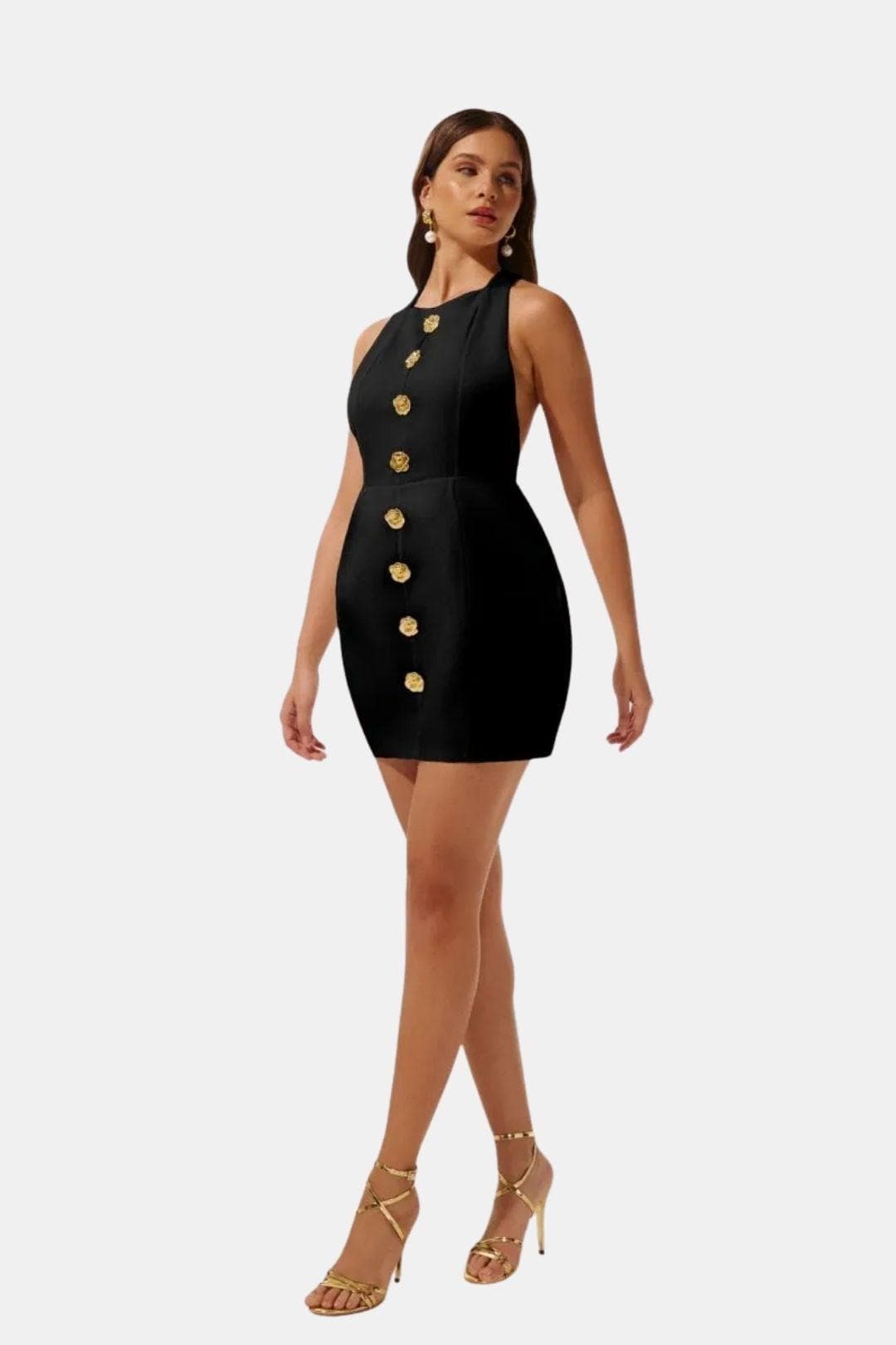 Becci – Backless Halter Mini Dress