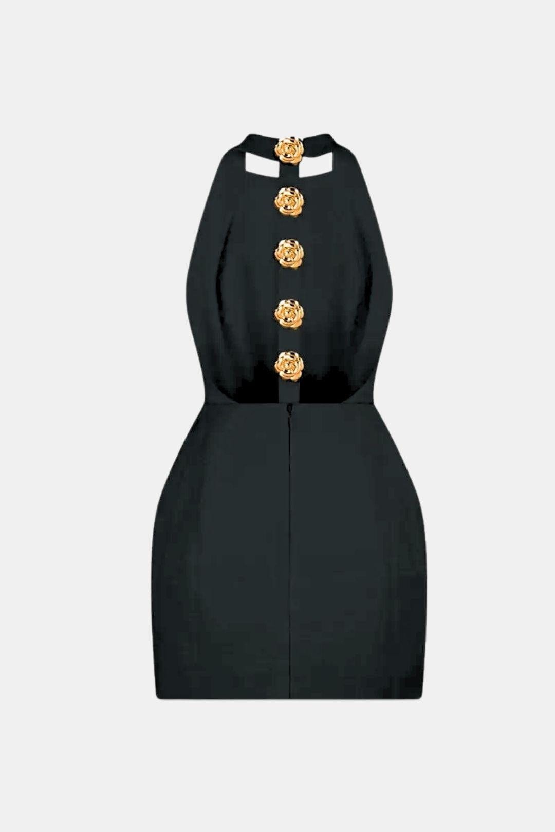 Becci – Backless Halter Mini Dress