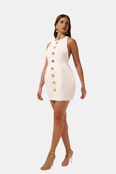 Becci – Backless Halter Mini Dress