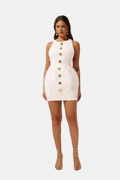 Becci – Backless Halter Mini Dress