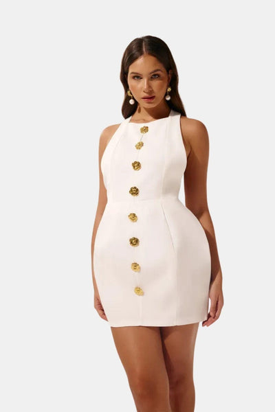 Becci – Backless Halter Mini Dress
