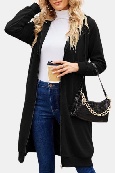 Bergdis – Long Hooded Zip Up Jacket