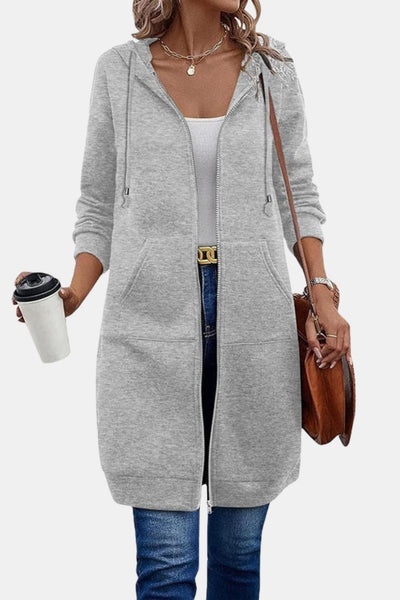 Bergdis – Long Hooded Zip Up Jacket