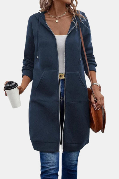 Bergdis – Long Hooded Zip Up Jacket