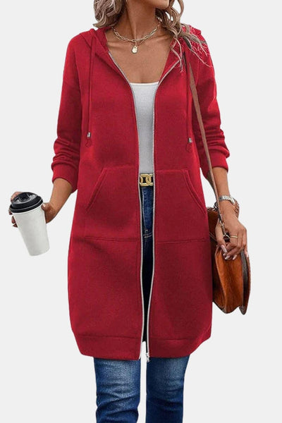 Bergdis – Long Hooded Zip Up Jacket