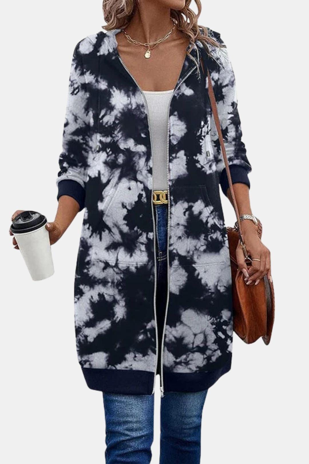 Bergdis – Long Hooded Zip Up Jacket