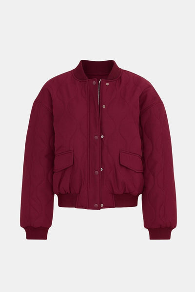 Brianna – Oversized Quilted Bomber Jacket