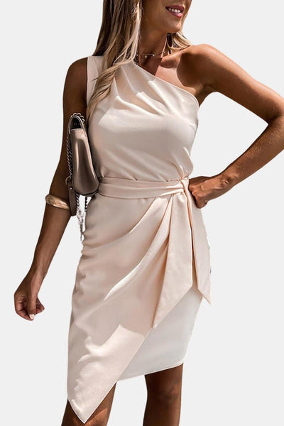 Calistra – One-Shoulder Mini Dress