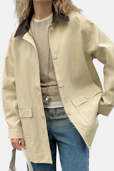 Cecily – Vintage Barn Jacket Casual Coat