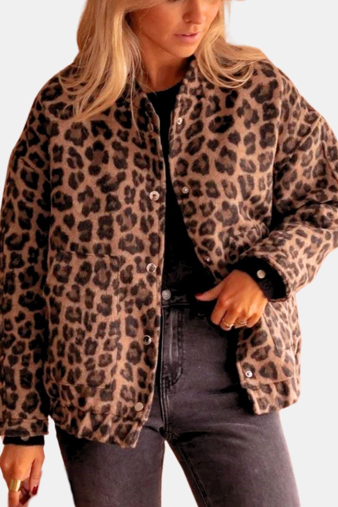 Charlene – Leopard Print Jacket