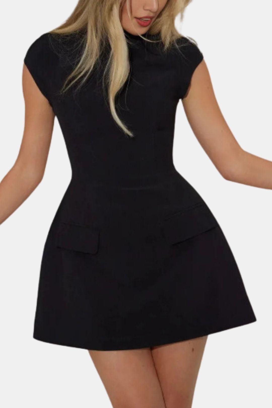 Crystal – Elegant A-line Mini Dress