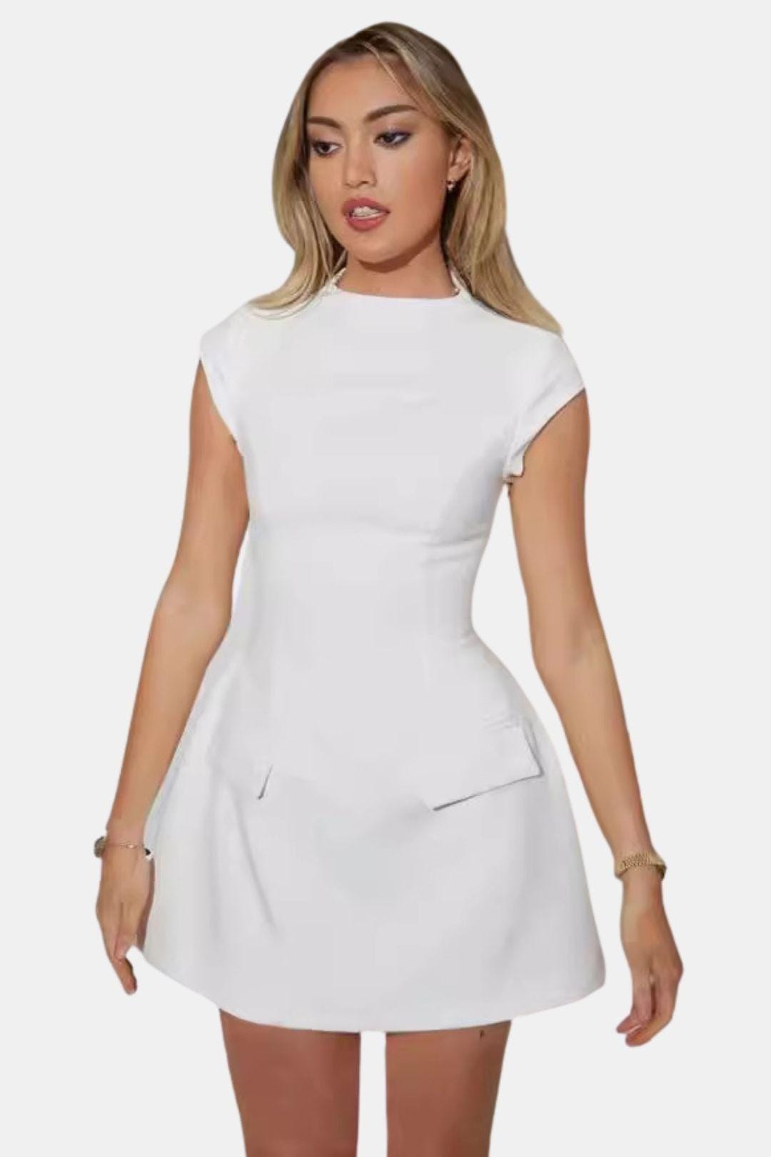 Crystal – Elegant A-line Mini Dress