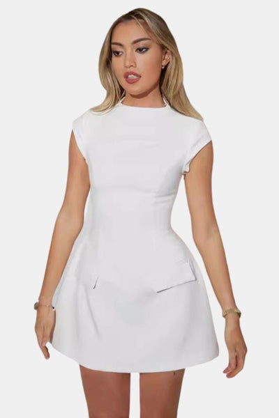 Crystal – Elegant A-line Mini Dress